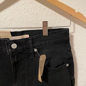 Levi's Classic Black Denim Shorts